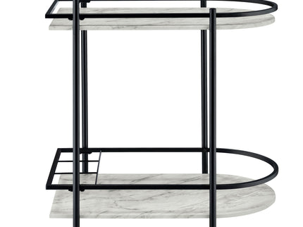Serving Cart With Wine Rack