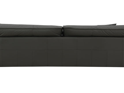 Tadi - Top Grain Leather Sofa - Black