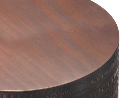 Johnsen - Handcrafted Large Metal Accent Table