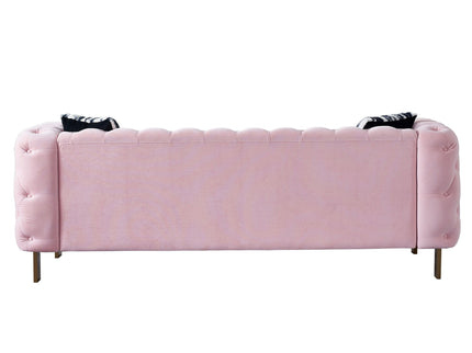 Chesterfield - Modern Tufted Living Room Sofa, 84.25''W Couch