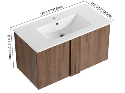 Floating Bathroom Vanity With Sink Combo
