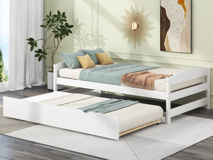 Platform Bed With Trundle