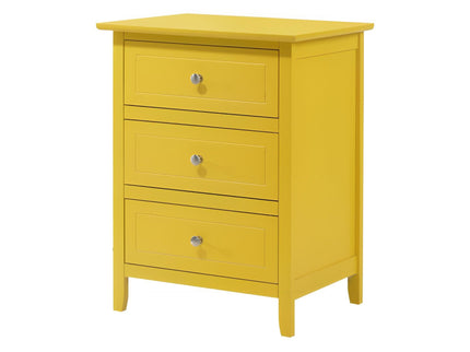 Dove Tailed Drawers 3 Drawer Nightstand