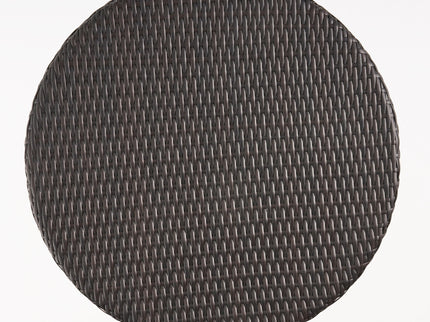 Outdoor Round Rattan Bar Table With Iron Frame - Multi Brown