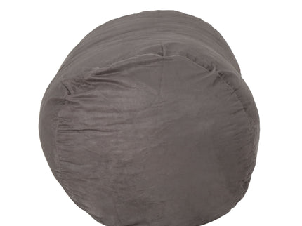 Michael - Modern Cylindrical Suede Bean Bag Chair
