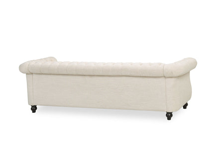 Chesterfield Style 3 Seater Sofa With Deep Button Tufting