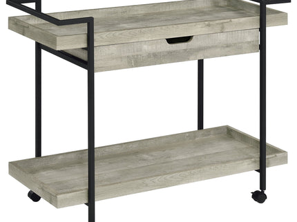 Begonia - 1 Drawer Cart - Driftwood
