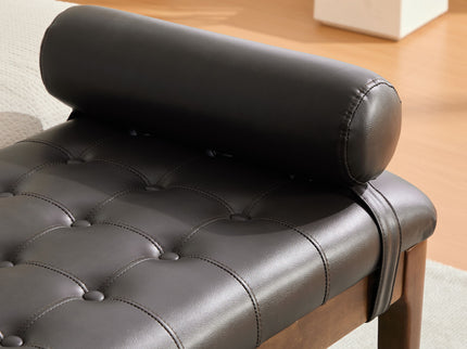 Upholstered End Of Bed Bench With Headrest