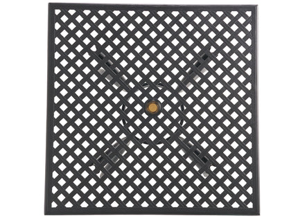 Arch Mesh Dining Table With Lightweight Frame - Black