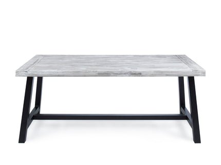 Outdoor Sandblast Finish Acacia Wood Dining Table
