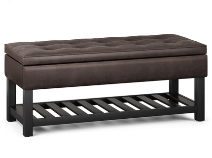 Cosmopolitan - Storage Ottoman Bench With Open Bottom