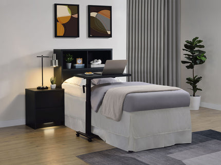 Geary - Bookcase Headboard With Open Cubbies