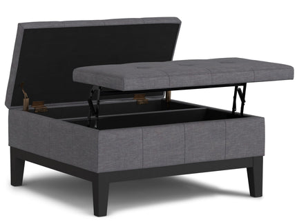 Dover - Multifunctional Lift Top Coffee Table Storage Ottoman