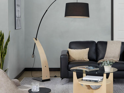 Robyn - Floor Lamp - Natural / Black