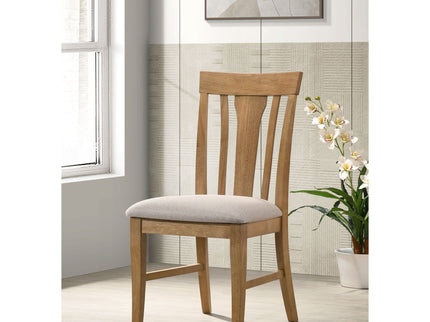 Auburn - Dining Side Chair (Set of 2) - Natural / Light Brown