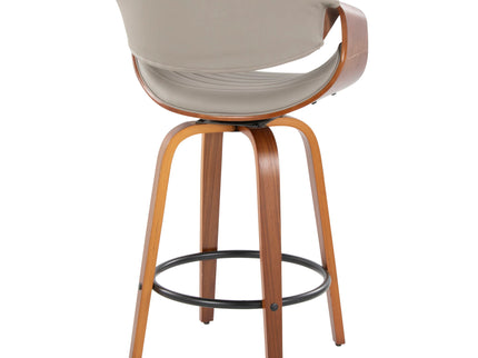 Symphony - Mid Century Stylish Design Modern Counter Stool (Set of 2)