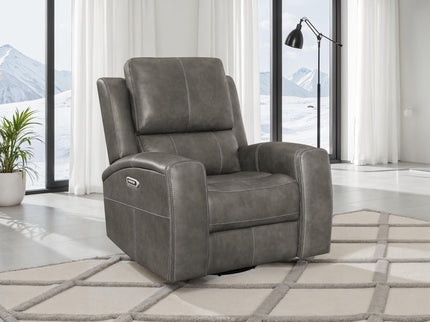 Boyce - Triple Power Swivel Recliner With Independent Adjustments