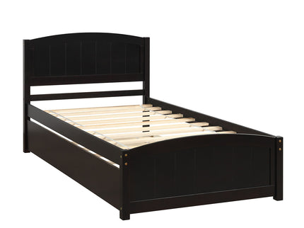 Platform Bed & Headboard, Footboard And Wood Slat Support