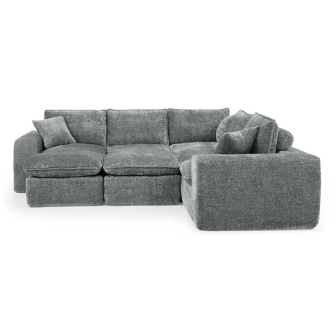 Sectional Sofa With Moveable Ottoman