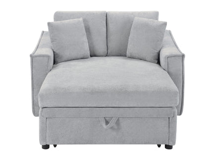 Modern Chaise Sofa With Hidden Storage For Living Room