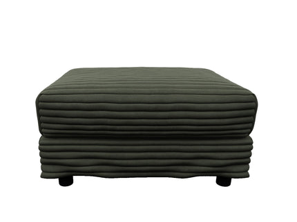 Convertible Deep Seat Sofa With Soft Pillows And Ottomans
