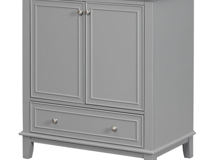 Modern Bathroom Vanity Base Only With Doors And Drawer