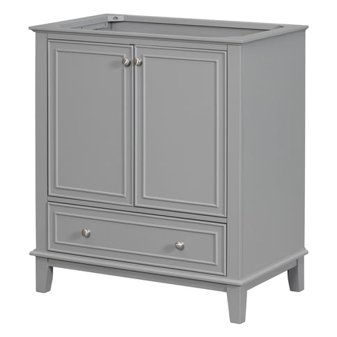 Modern Bathroom Vanity Base Only With Doors And Drawer