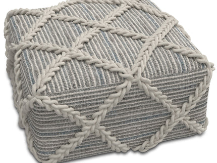 Cowan - Handcrafted Square Pouf