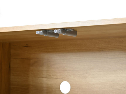 Retro Style TV Stand With Wavy Door