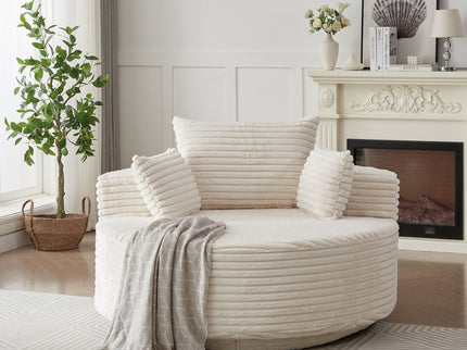 Swivel Chair With 360° Rotation For Living Room