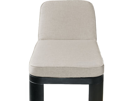 Outdoor Chaise Lounge With Cushion, 5 Position Adjustable Backrest