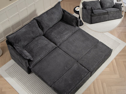 Pull Out Sofa Bed, Convertible Sleeper Sofa Couch, Side Storage, And USB / C - Type Charging Ports Chair