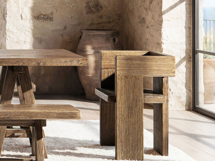 Avenel - Sculptural Block Accent Chair
