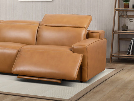 Urbana - Triple Power Recliner Sofa - Tan