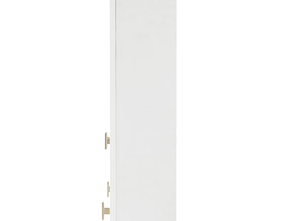 30" Bathroom Cabinet With 5 Adjustable Shelves, Wall Mounted Medicine Cabinet - White