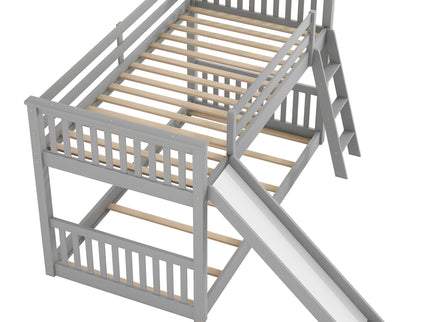 Bunk Bed & Convertible Slide And Ladder