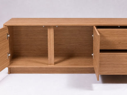 TV Stand For TVs Up To 60" With 2 Doors And 2 Drawers