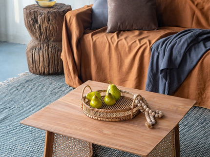 Teak Coffee Table - Natural Wood / Brown