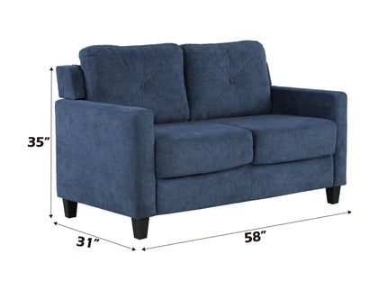 2 Seater Loveseat - Navy
