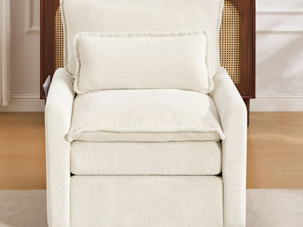 Modern Single Seat Accent Chair With Side Storage Pockets