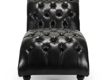 Tufted Armless Chaise Lounge