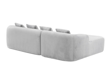 Modular L-Shape Sectional Sofa With Curved Chaise