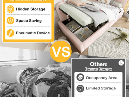 Upholstered Daybed With Hydraulic Storage