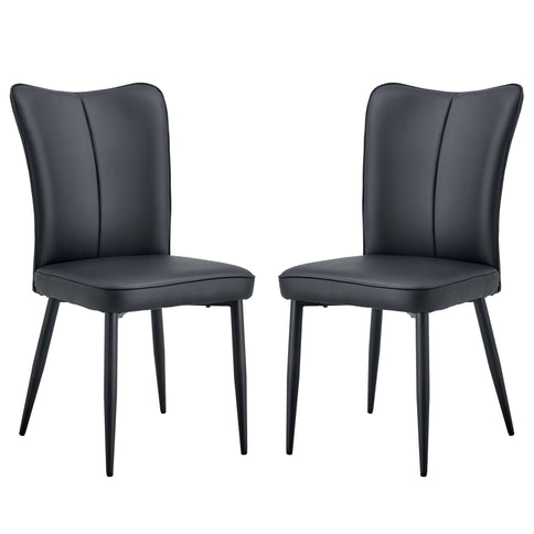 Minimalist Style Minimalist Dining Chairs With Metal Legs