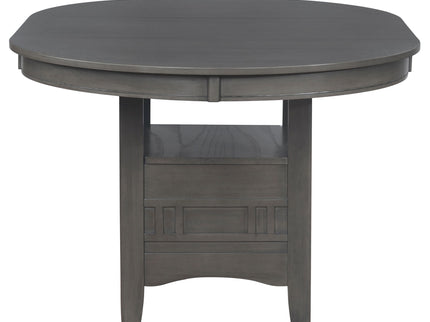 Ingall - 5 Piece Set With Storage Table And Upholstered Chairs - Medium Gray