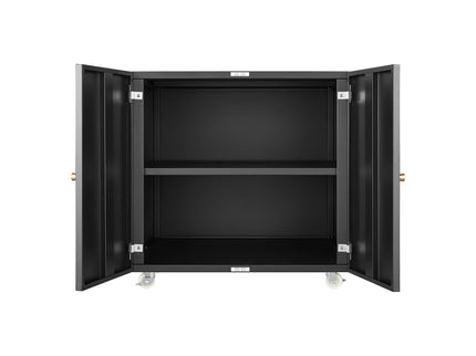 Office Furniture Copier Cabinet 2 Door Steel Copier Stand Mobile Pedestal File Printer Stand