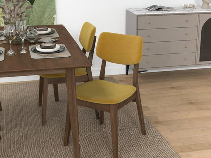 Carlos - Solid Back Side Chair (Set of 2)