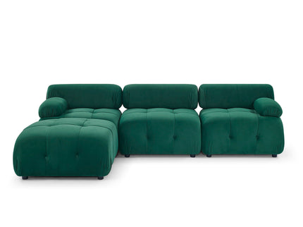 Modular Sectional Sofa, Button Tufted Design With Diy L-Shaped Layout, Reversible Ottoman