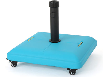 Wheelie - Stylish Square Umbrella Base With Stainless Steel Pole Handle