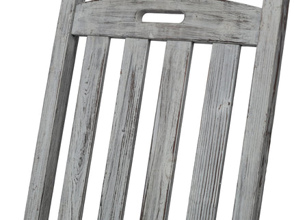Oversized Porch Rocker Chair With Wide Seat And Tall Backrest